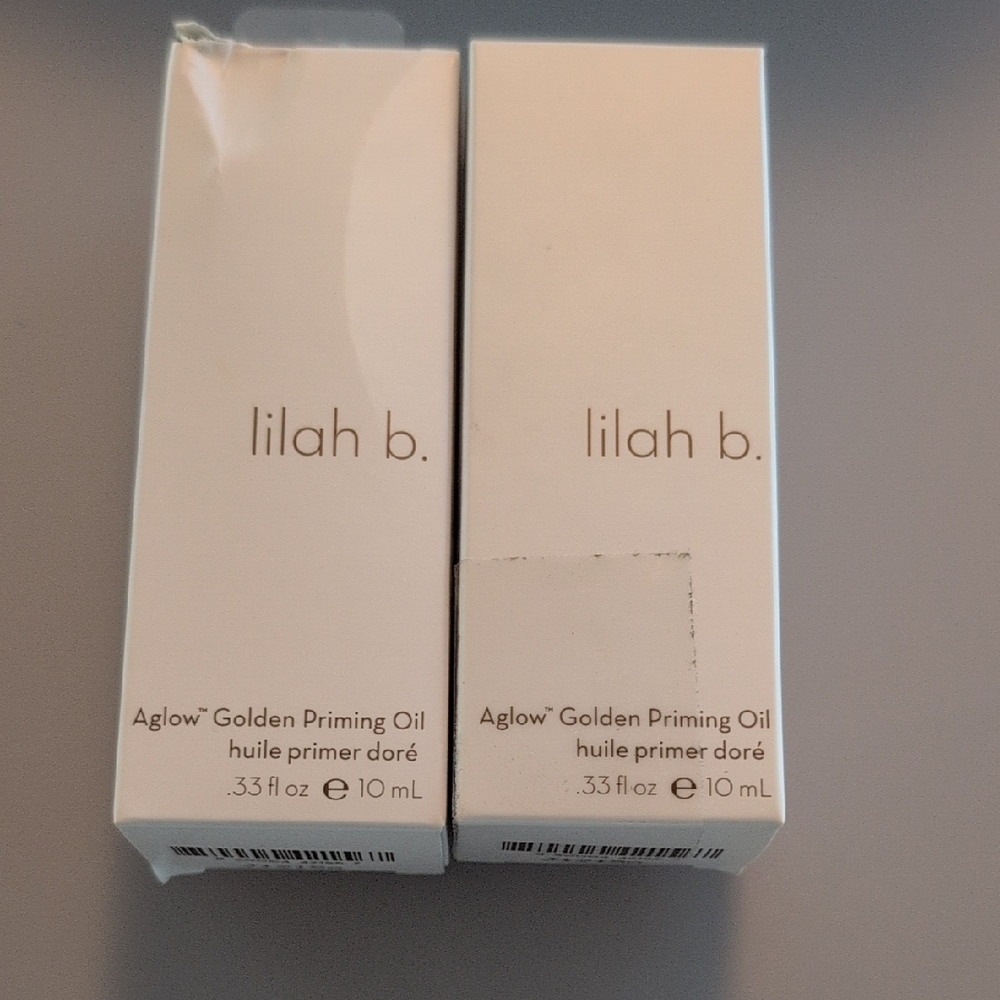 lilah b. Aglow Golden Primer Oil Set